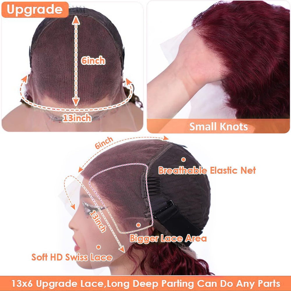 Cfaimity lace front wig natural hairline with baby hairs
