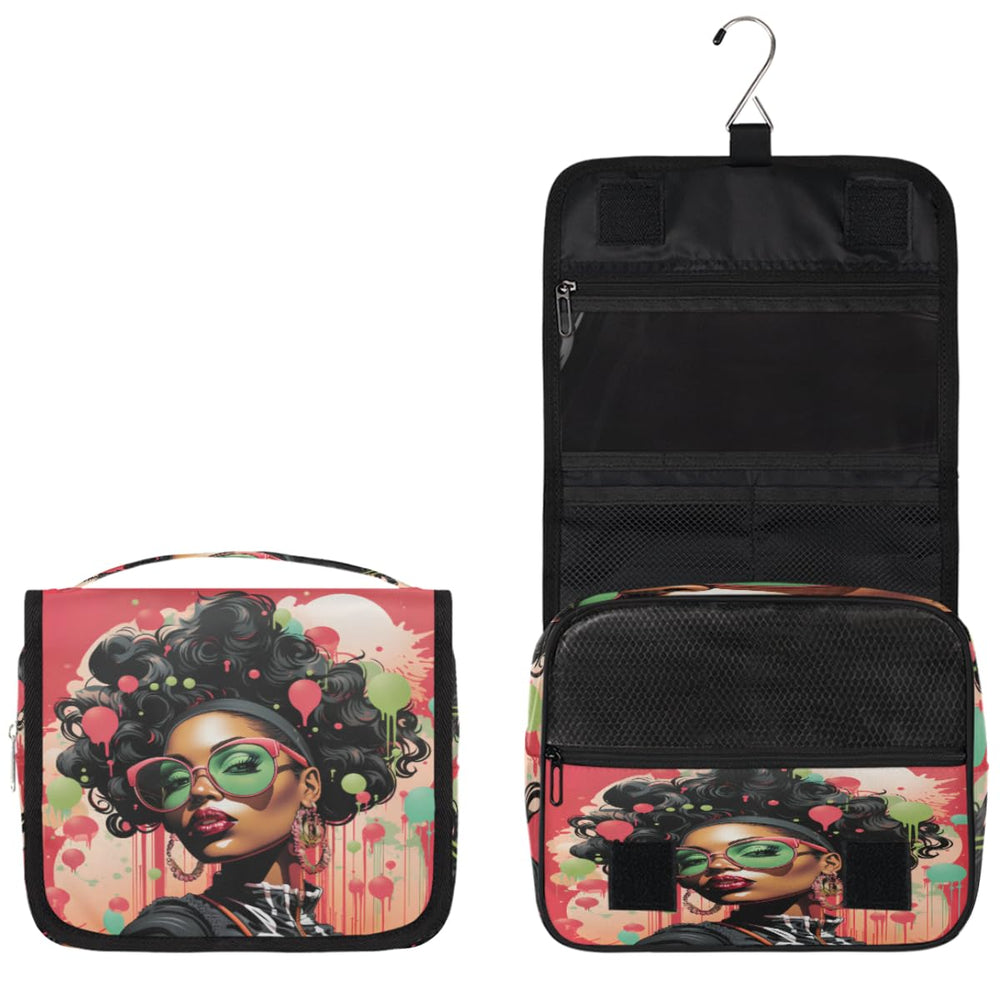 cfpolar large-capacity compartment fits shampoo, lotions, and more for organized packing.