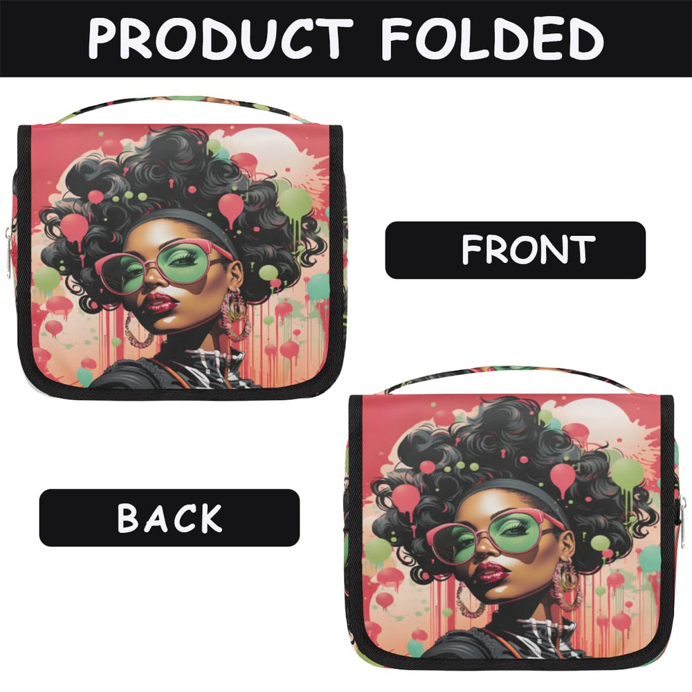 cfpolar multi-function bag works as makeup, toiletries, or travel kit.