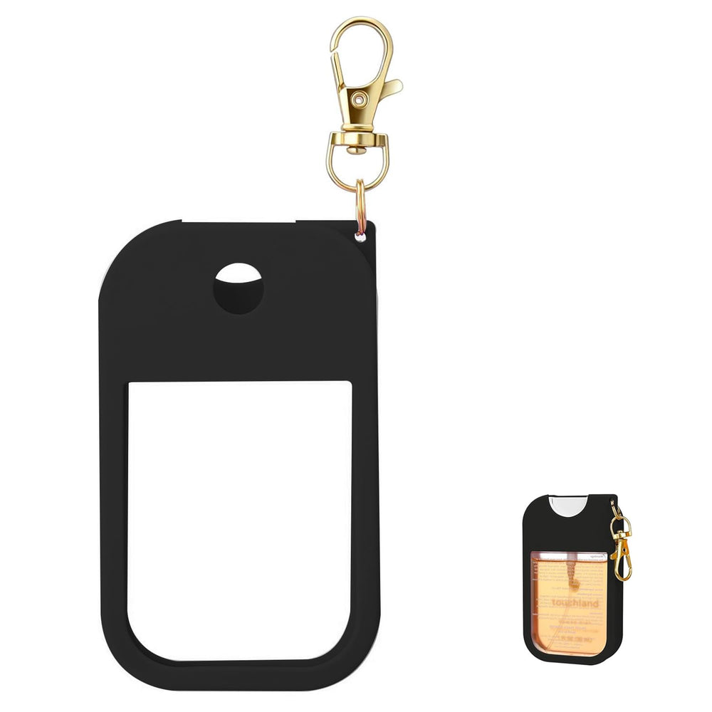CFTONE silicone case for Touchland 1oz, snug fit keeps sanitizer secure.