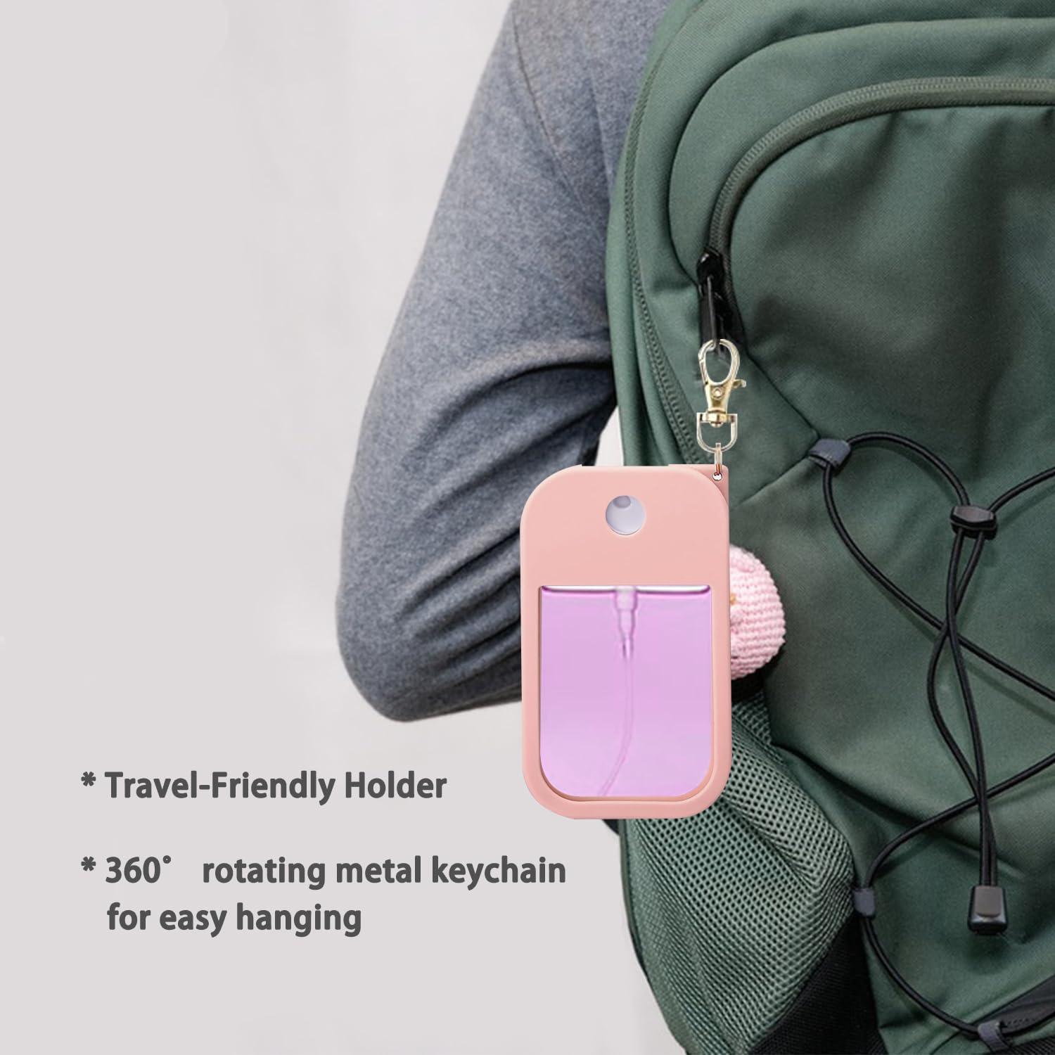 CFTONE silicone case with keychain enhances portability for bags and keys