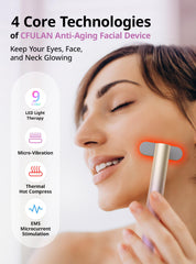 CFULAN microcurrent facial device for deeper skin stimulation and potential firming.