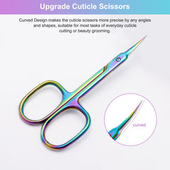 CGBE scissors with ergonomic handles for comfortable one-handed grooming.