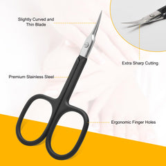 CGBE Cuticle Scissors extra-fine tips for clean, precise cuts