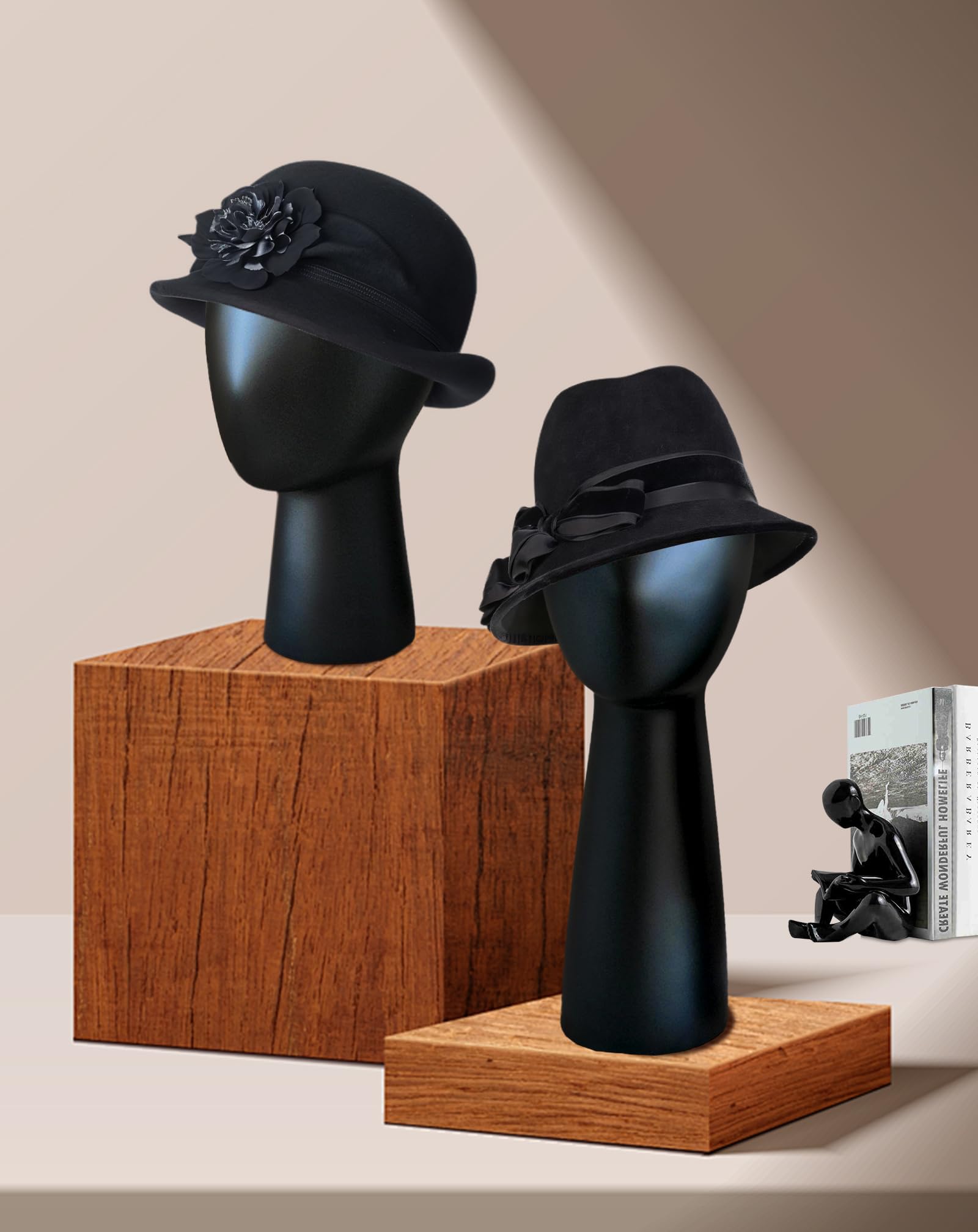 CHADWICK dome hat stand complements modern decor and seasonal displays.
