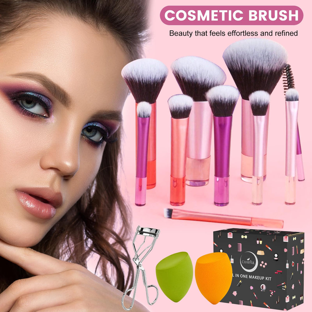 CHAFFUL makeup brushes enable soft precise application