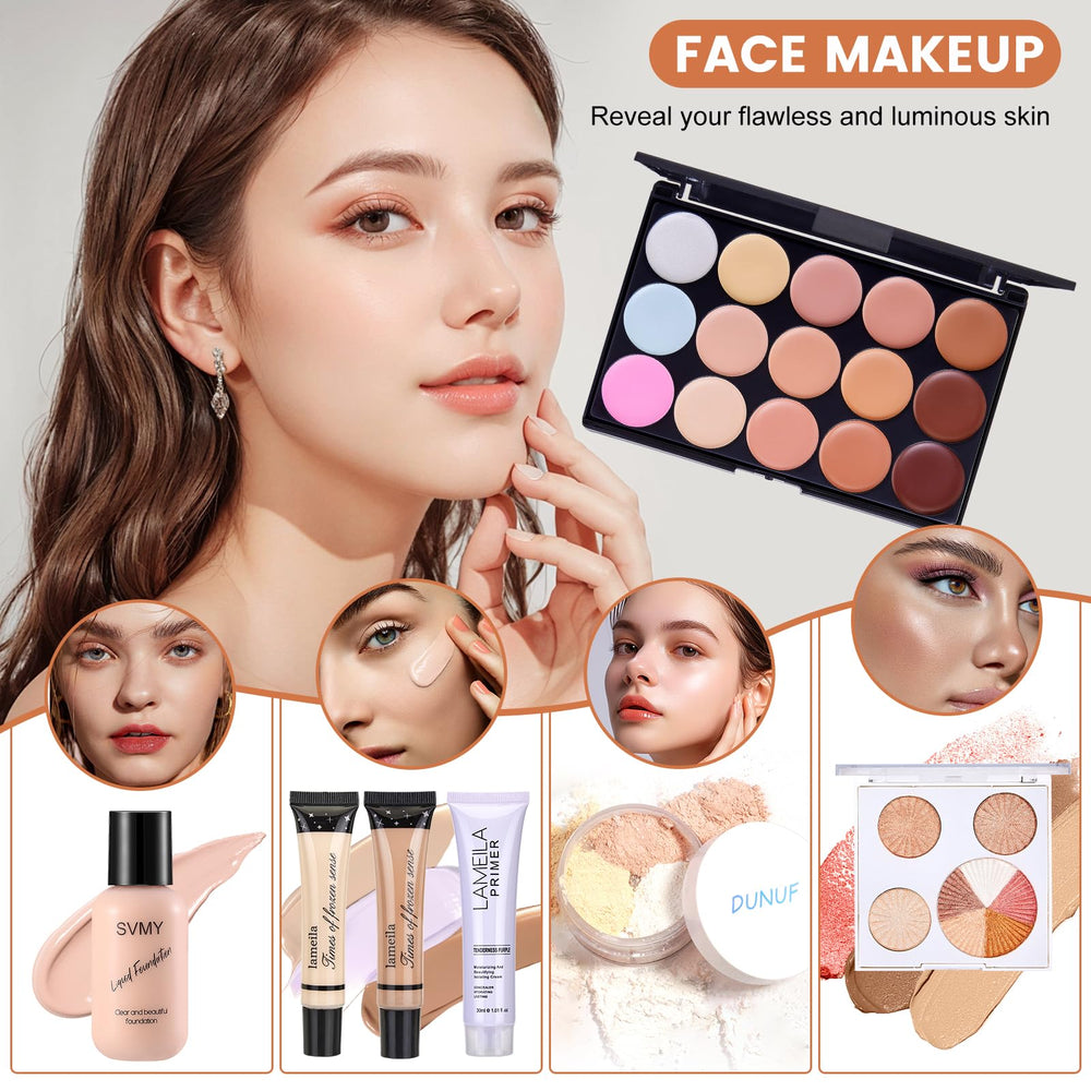 CHAFFUL concealer palette brightens under eyes for a refreshed finish
