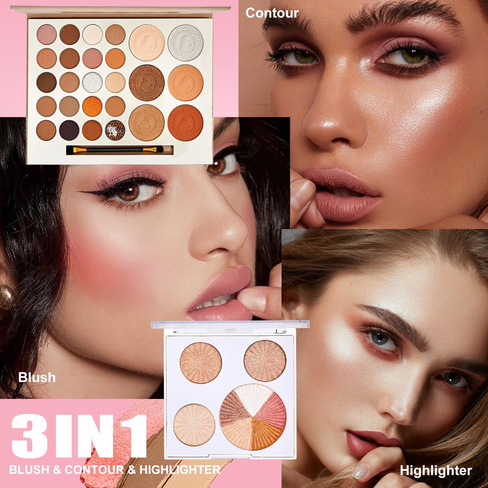 CHAFFUL eyebrow stencils help shape brows quickly