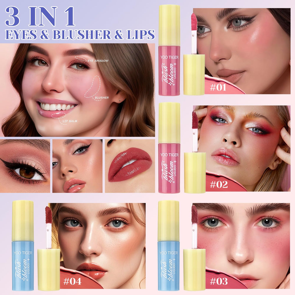 CHAFFUL liquid blush adds natural flush and glow