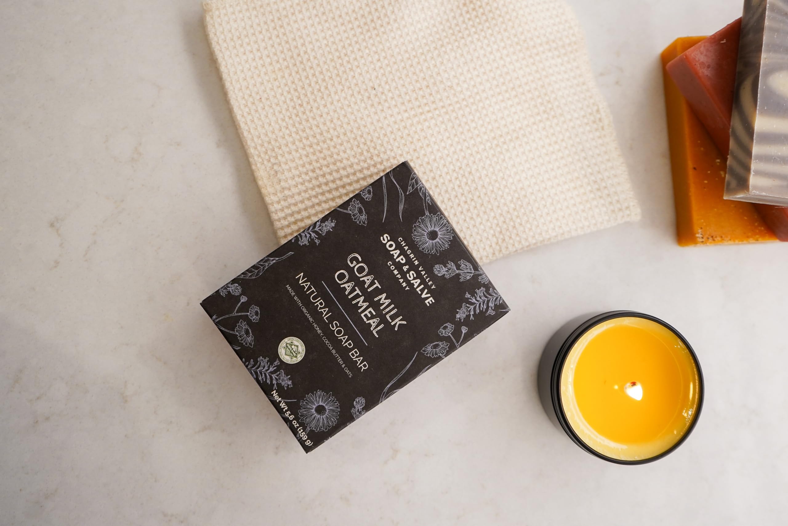 Chagrin Valley Goat Milk Soap handmade process emphasizes artisanal quality.