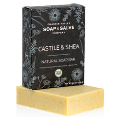 Chagrin Valley Soap Bar front view unscented, ideal for sensitive skin.