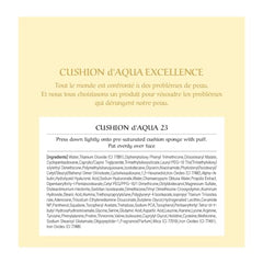 CHALLANS DE Aqua EX cushion in 23 Natural Beige matches several undertones.