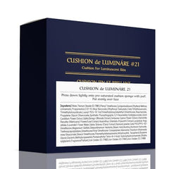 CHALLANS DE LUMINÁRE cushion application spread highlights second-skin blend