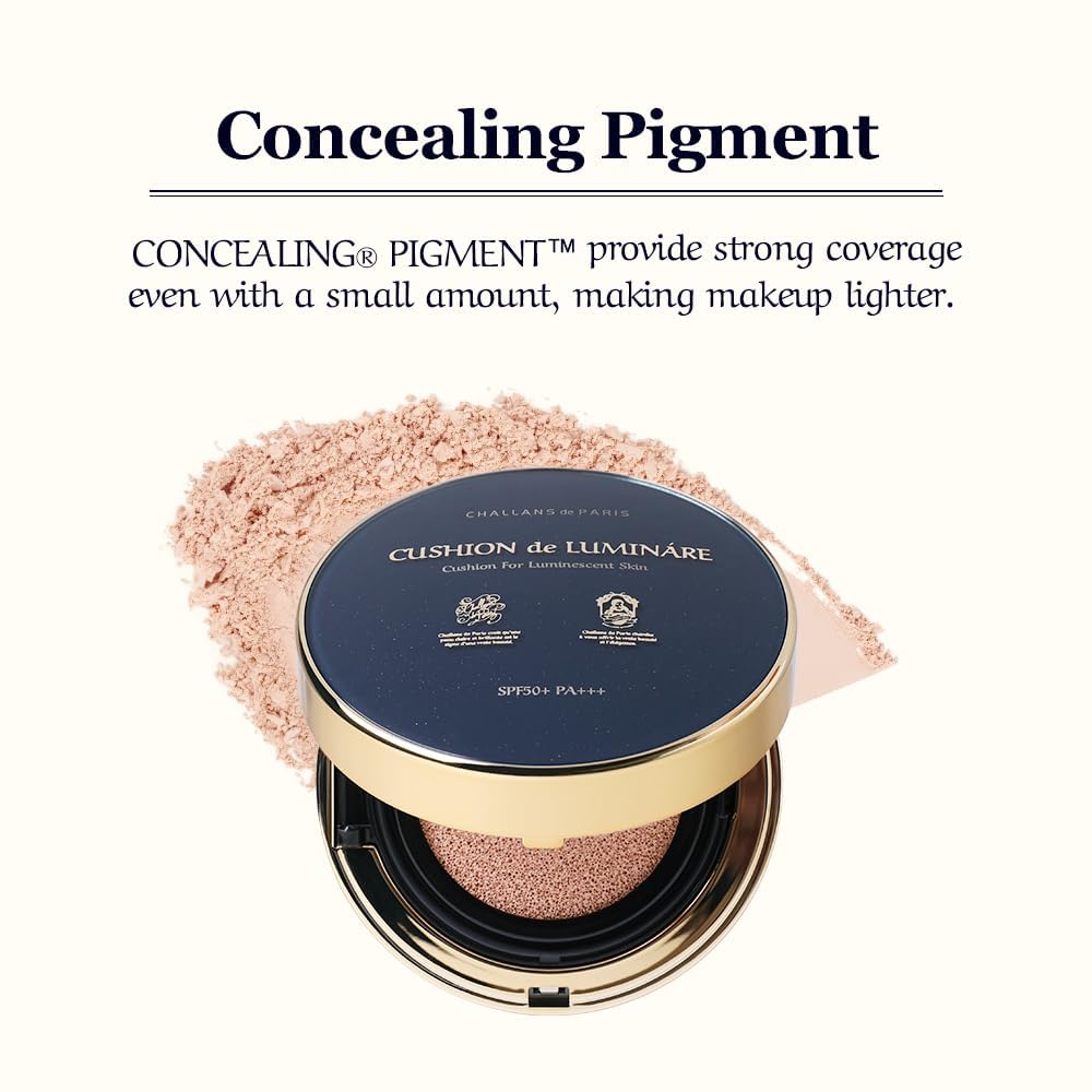 CHALLANS DE LUMINÁRE long-wear finish on skin over hours