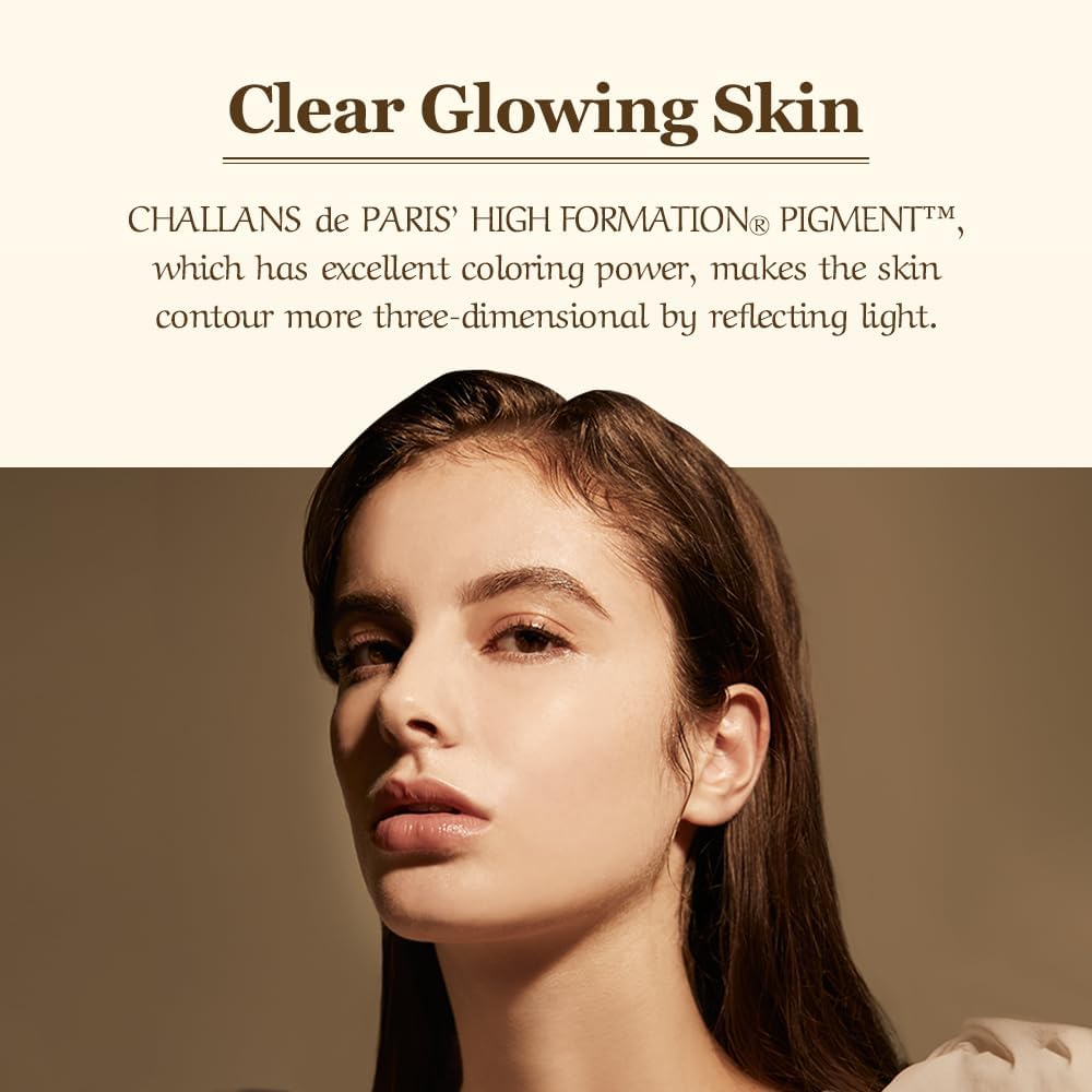 CHALLANS DE LUMINÁRE pearl protein glow on skin for luminous finish