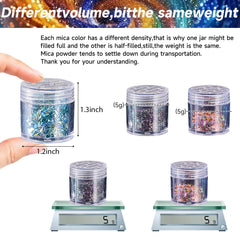 Chameleon Chrome Nail Powder epoxy resin use inspires sparkling resin art pieces.