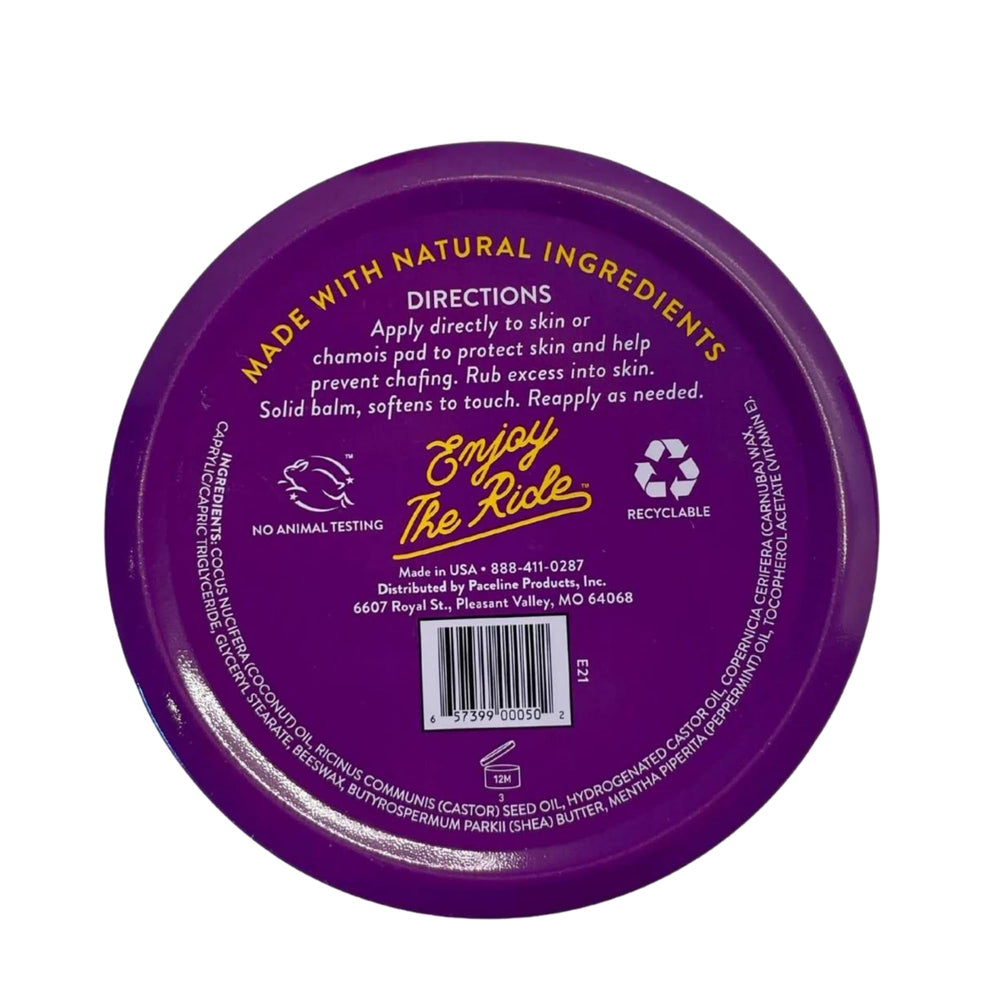Chamois Butt'r Ultra balm applied on skin to prevent chafing during intense cycling.