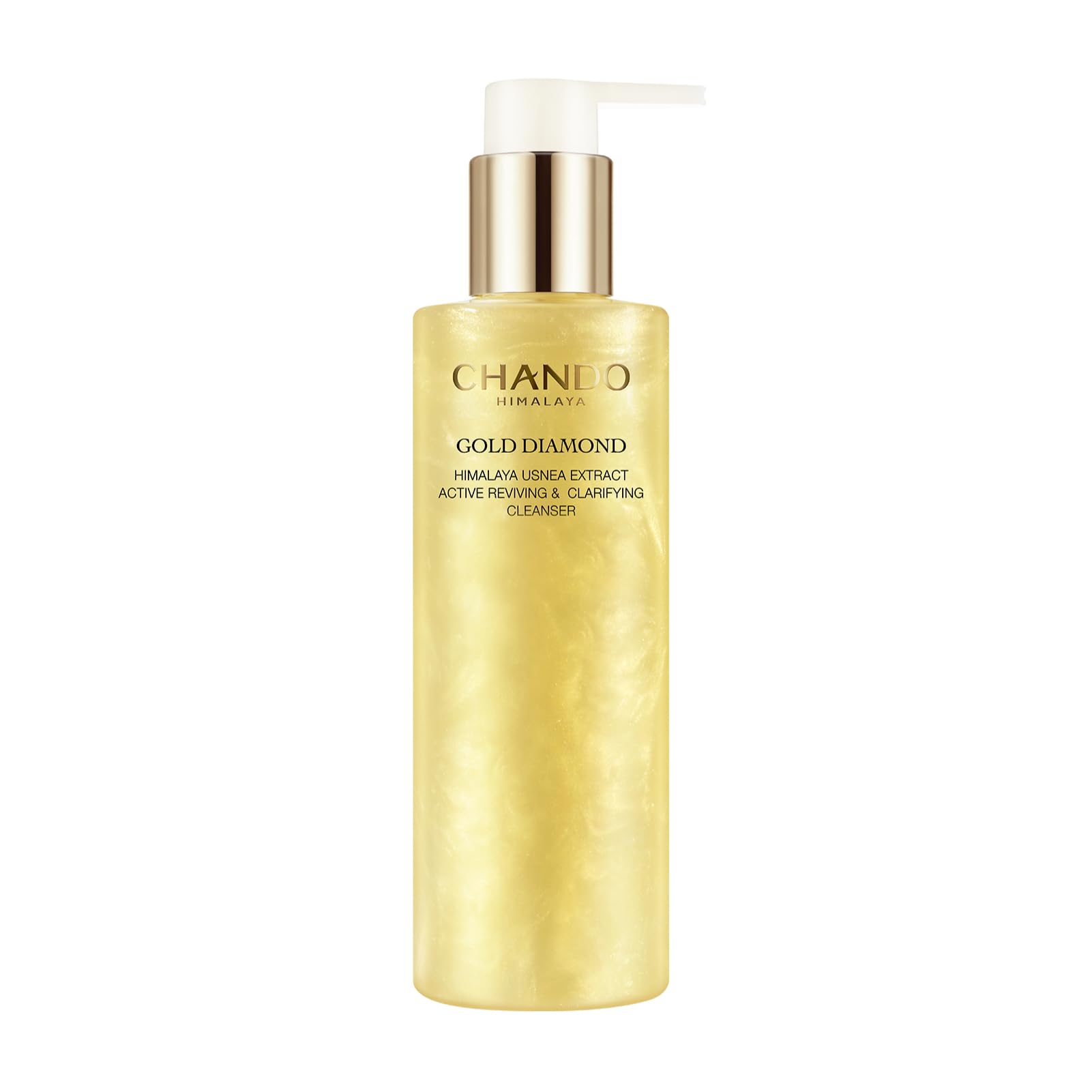 CHANDO HIMALAYA Gold Diamond Cleanser bottle for daily cleansing and premium care