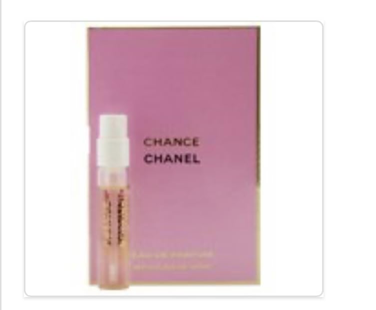 CHANEL Chanel Chance mini vial on card, ideal travel sample for on-the-go fragrance.