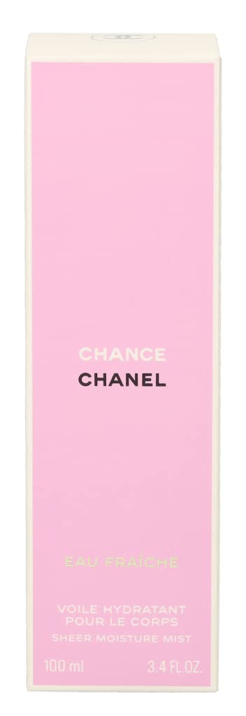 Chanel Chance Eau Fraiche mist highlights jasmine and cedar notes.