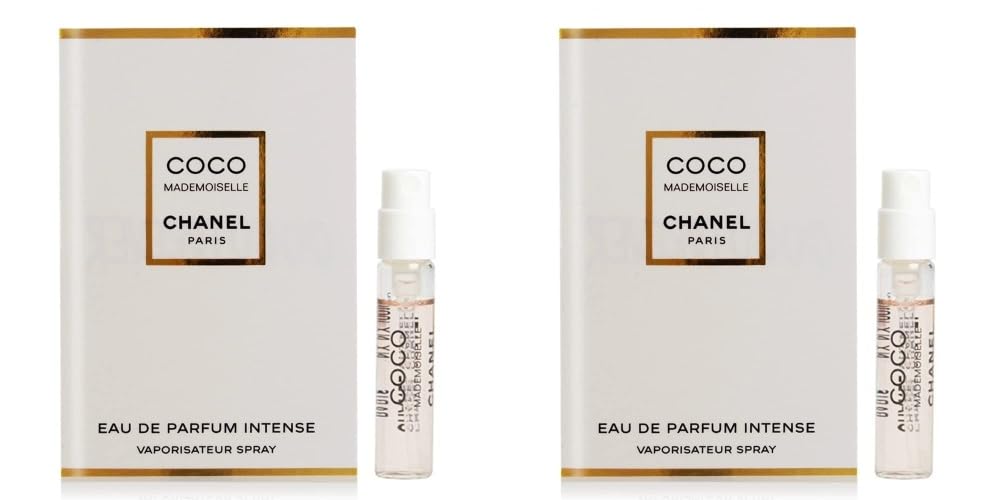 Two-vial pack of CHANEL Coco Mademoiselle Intense ideal for on-the-go fragrance.