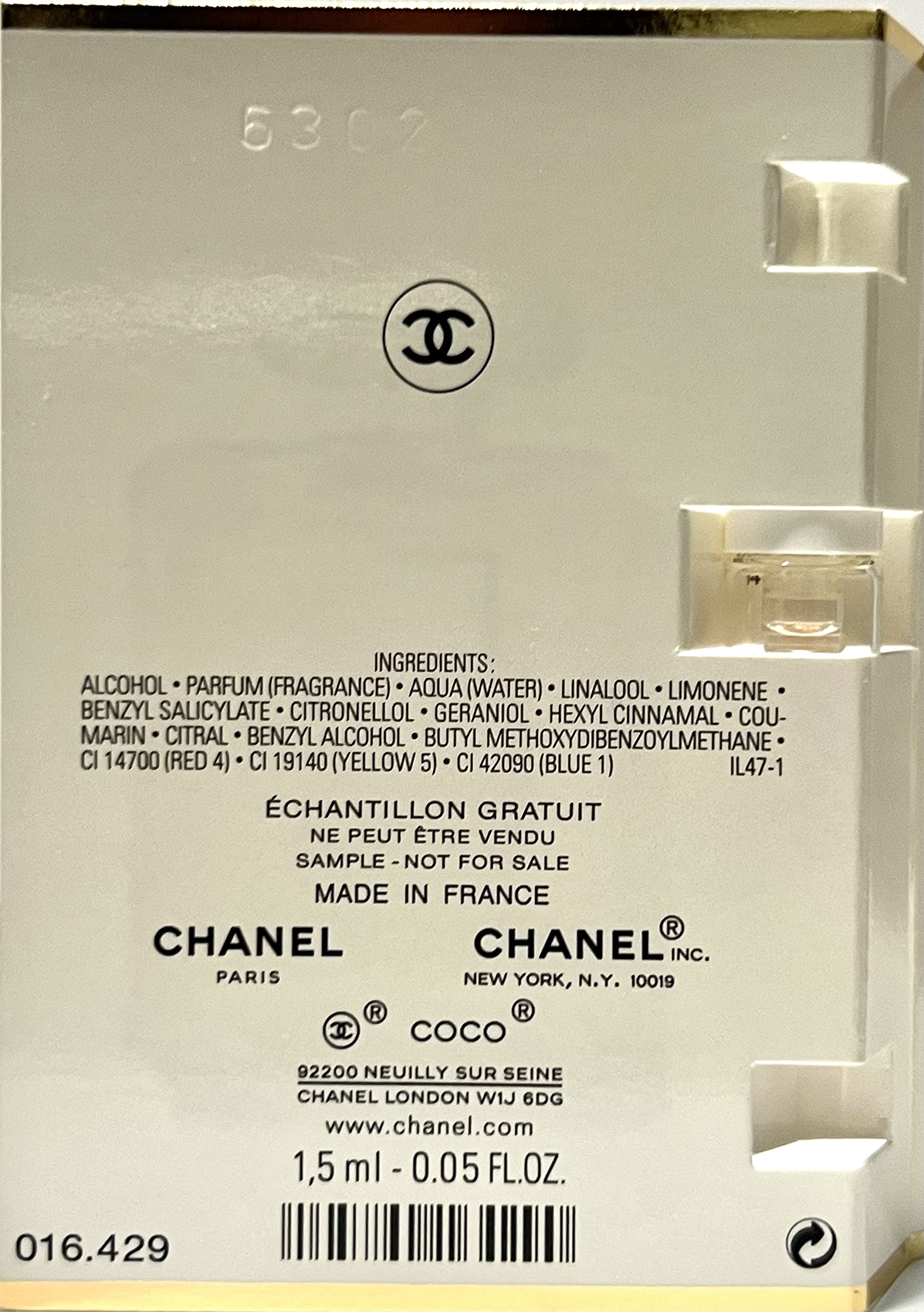 CHANEL Coco Mademoiselle ornate bottle detail evokes timeless sophistication.