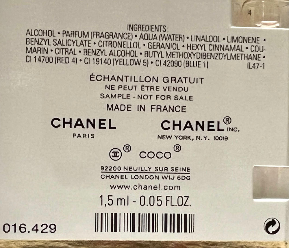 CHANEL Coco Mademoiselle travel-ready mini for easy daytime refresh.
