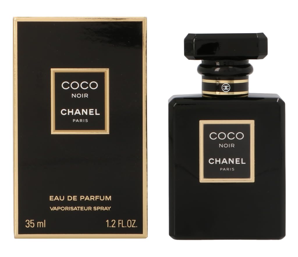 CHANEL Coco Noir bottle front view, ideal for elegant evening wear