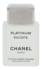 Close-up of Egoiste Platinum lotion texture, smooth and quick-absorbing for comfortable mornings.