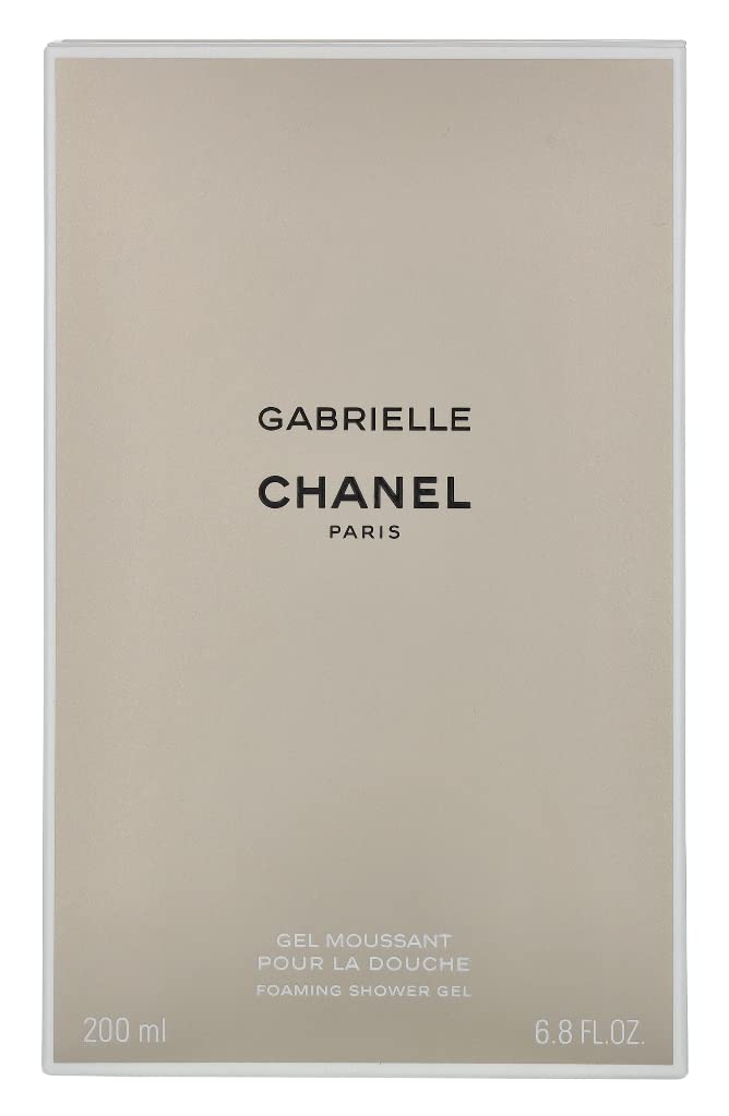 Close-up of Chanel Gabrielle Shower Gel foam texture