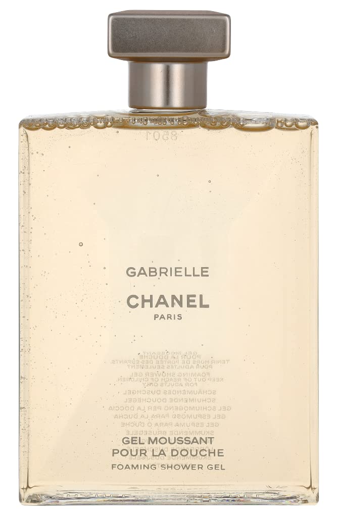 Chanel Gabrielle Shower Gel being poured for a light lather