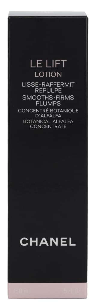 CHANEL Le Lift Lotion application shot illustrating gentle glide on skin