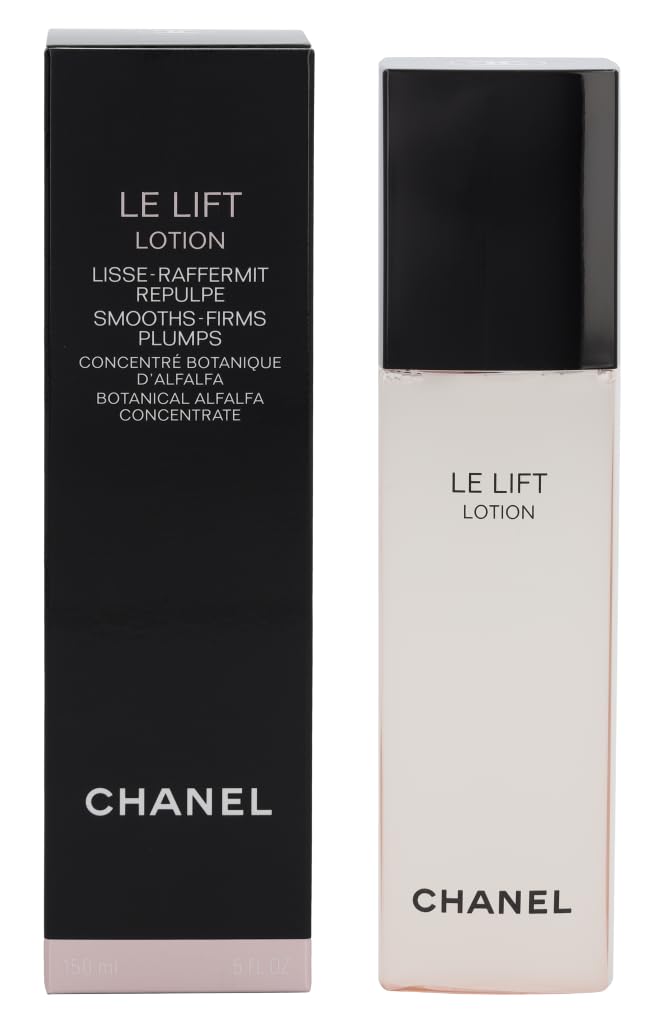 CHANEL Le Lift Lotion bottle 150ml showcasing premium packaging for daily firming prep