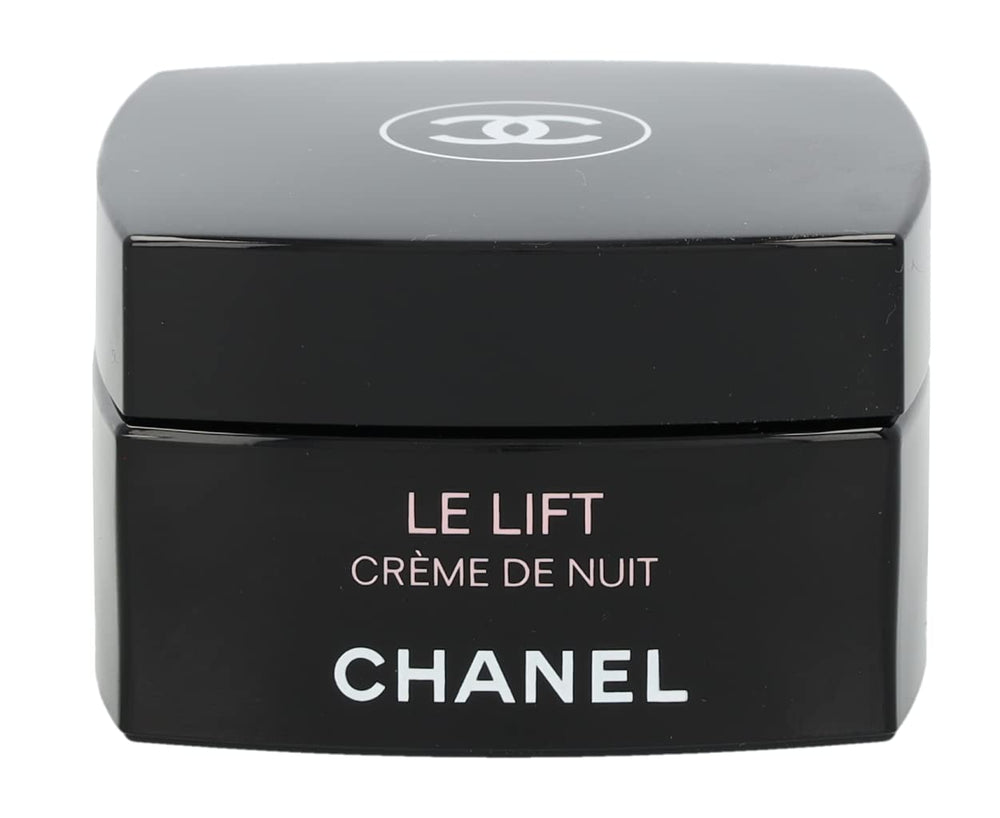 CHANEL Le Lift Night Cream texture swirl demonstrates smooth, luxurious application