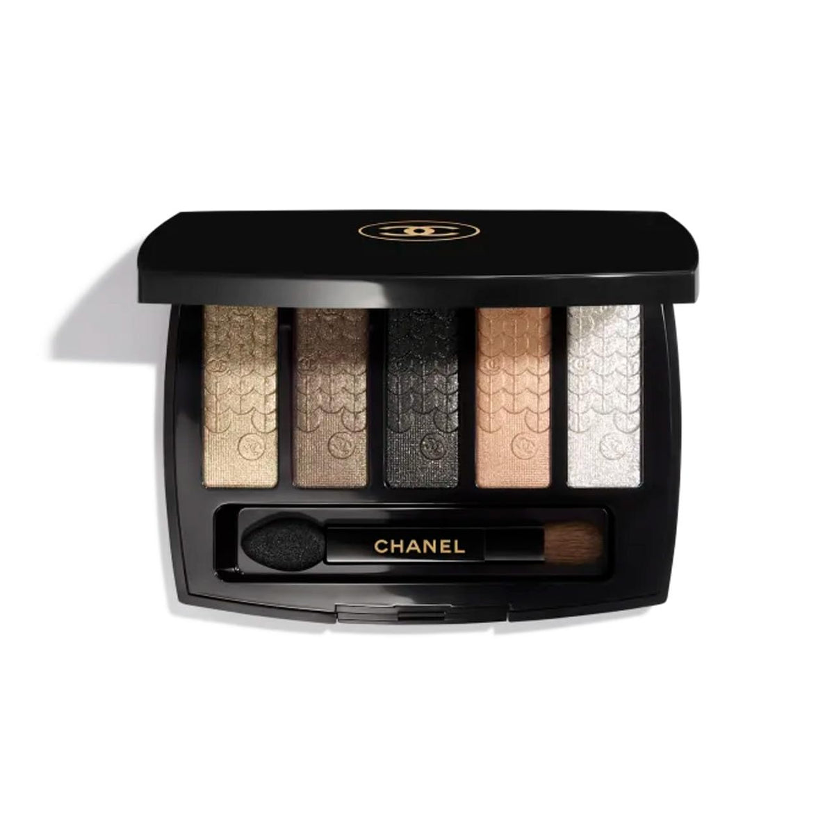 Chanel Lumiere Graphique Eyeshadow Palette—limited edition, luminous shades for versatile day-to-night looks.