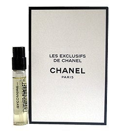 Chanel Sycomore edt spray vial for travel and everyday elegance.