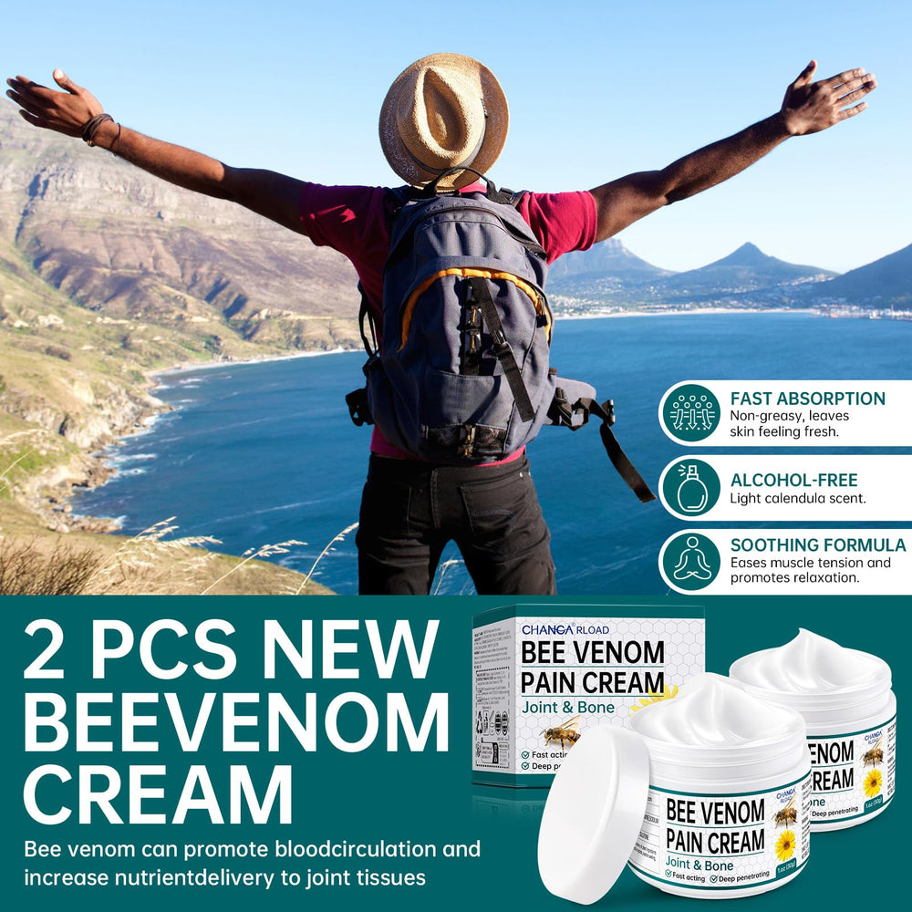 CHANGARLOAD Bee Venom Cream texture: silky, fast-absorbing finish.