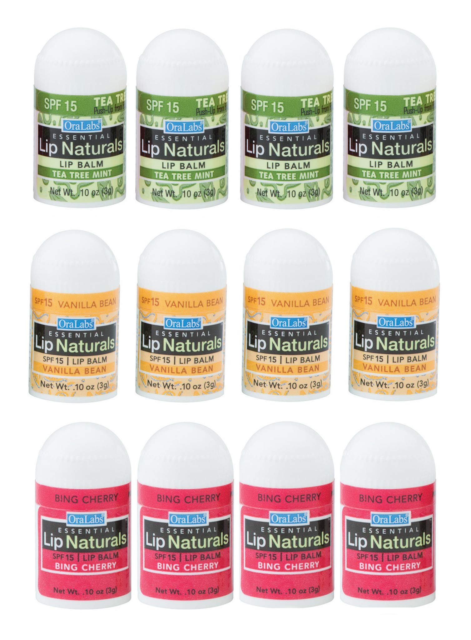 CHAP-ICE Lip Naturals mini balm vanilla bean provides SPF-15 hydration for sunny days.