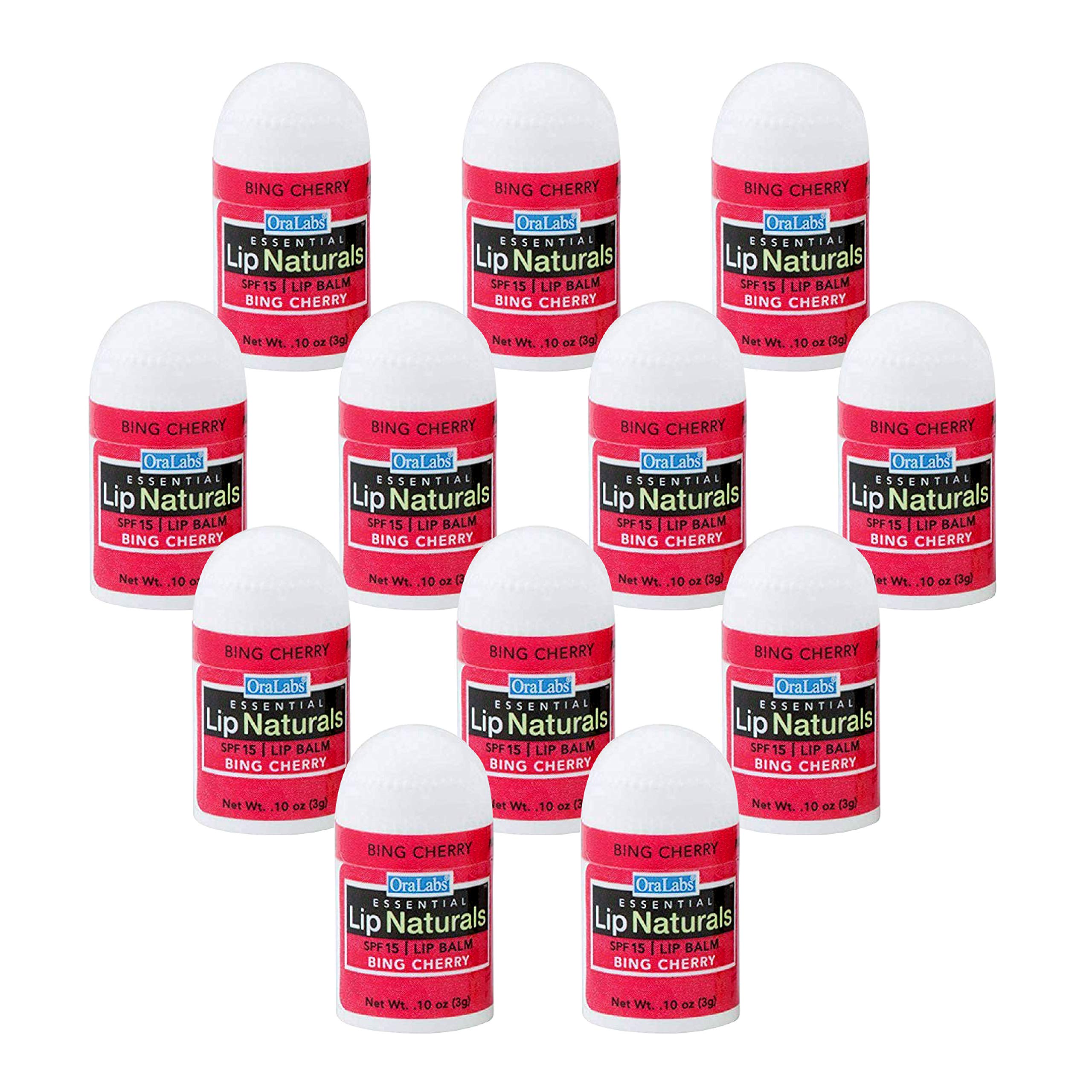 CHAP-ICE Lip Naturals Bing Cherry balm SPF 15 packaging showcases portable sun care