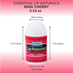 CHAP-ICE Lip Naturals mini Bing Cherry balm tube closeup creamy texture