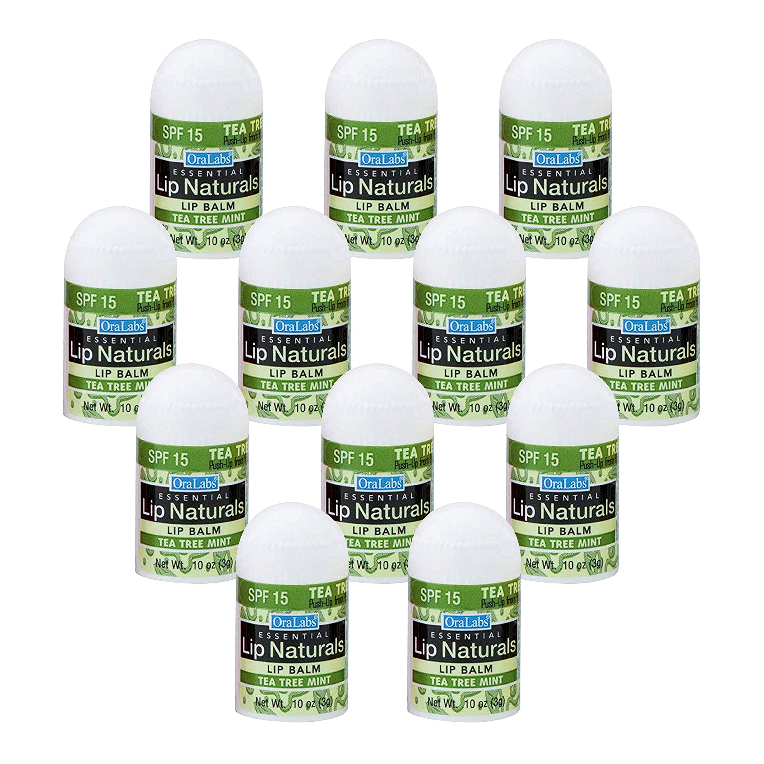 CHAP-ICE Lip Naturals mini tea tree balm box for on-the-go lip care.