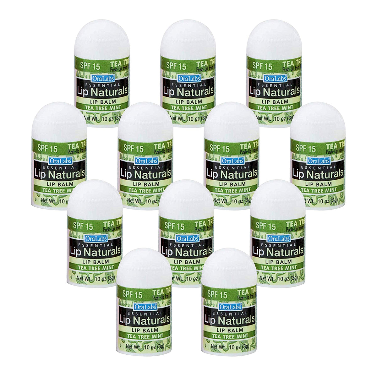 CHAP-ICE Lip Naturals mini tea tree balm box for on-the-go lip care.
