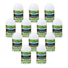 CHAP-ICE Lip Naturals mini tea tree balm box for on-the-go lip care.