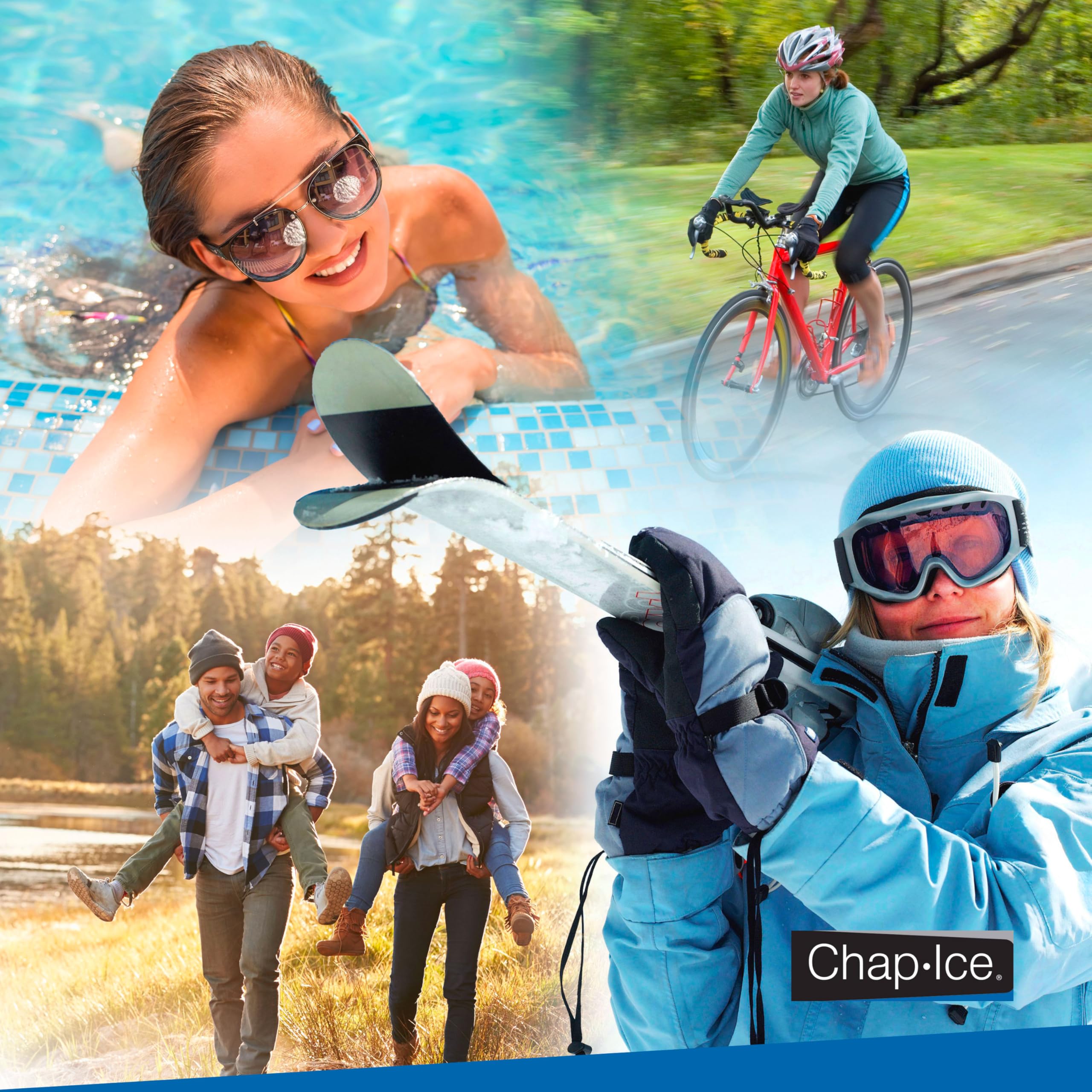 CHAP-ICE purse-ready lip balm for on-the-go lip care and quick touch-ups.