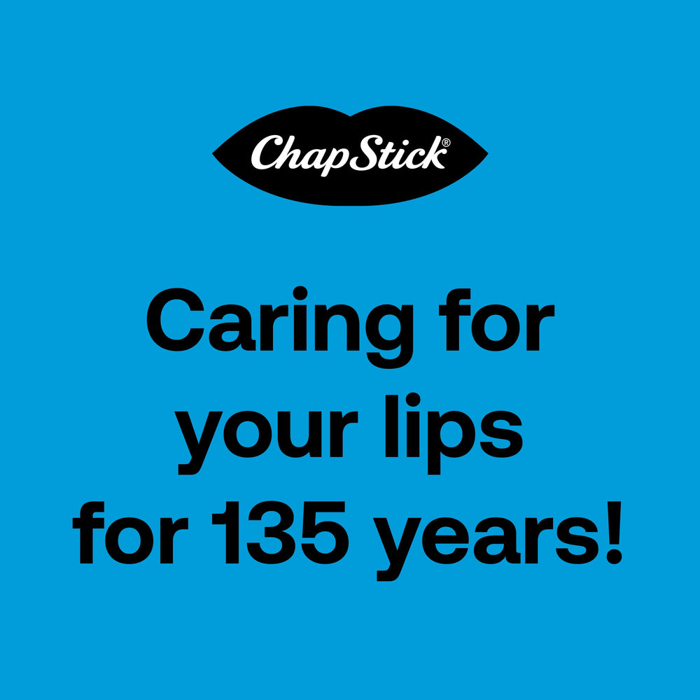 ChapStick brand heritage celebrating over 130 years of lip care.