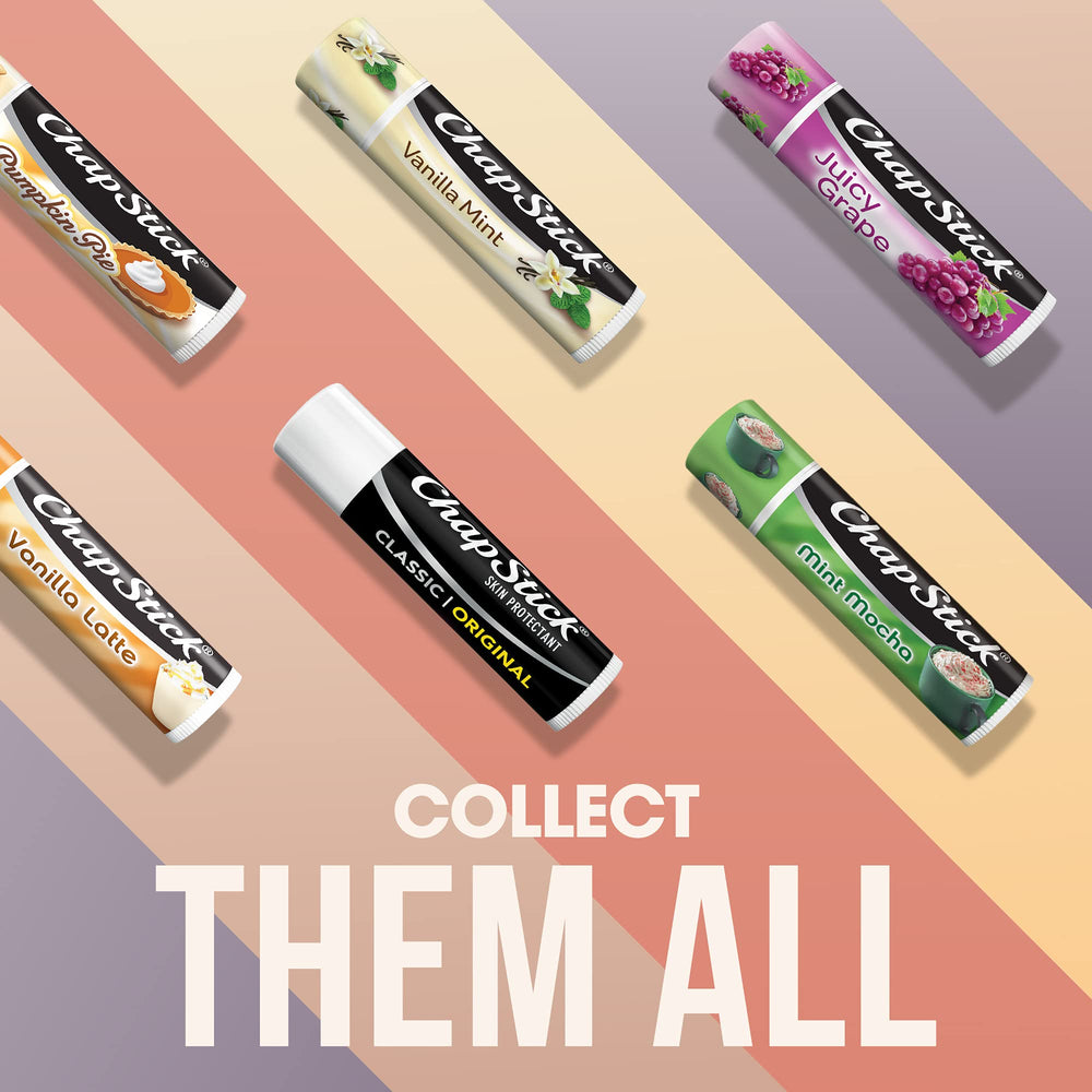 Close-up of ChapStick lip balm tube highlighting smooth application.