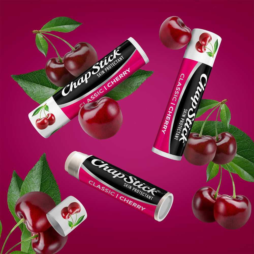 ChapStick Cherry bulk packaging display highlighting bulk value
