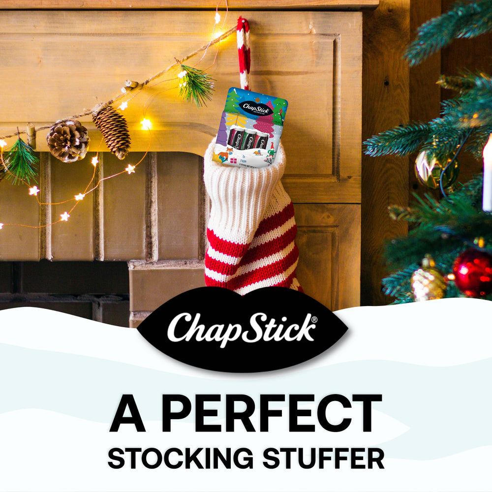 Original lip balm tube from ChapStick Classic Collection for daily moisture