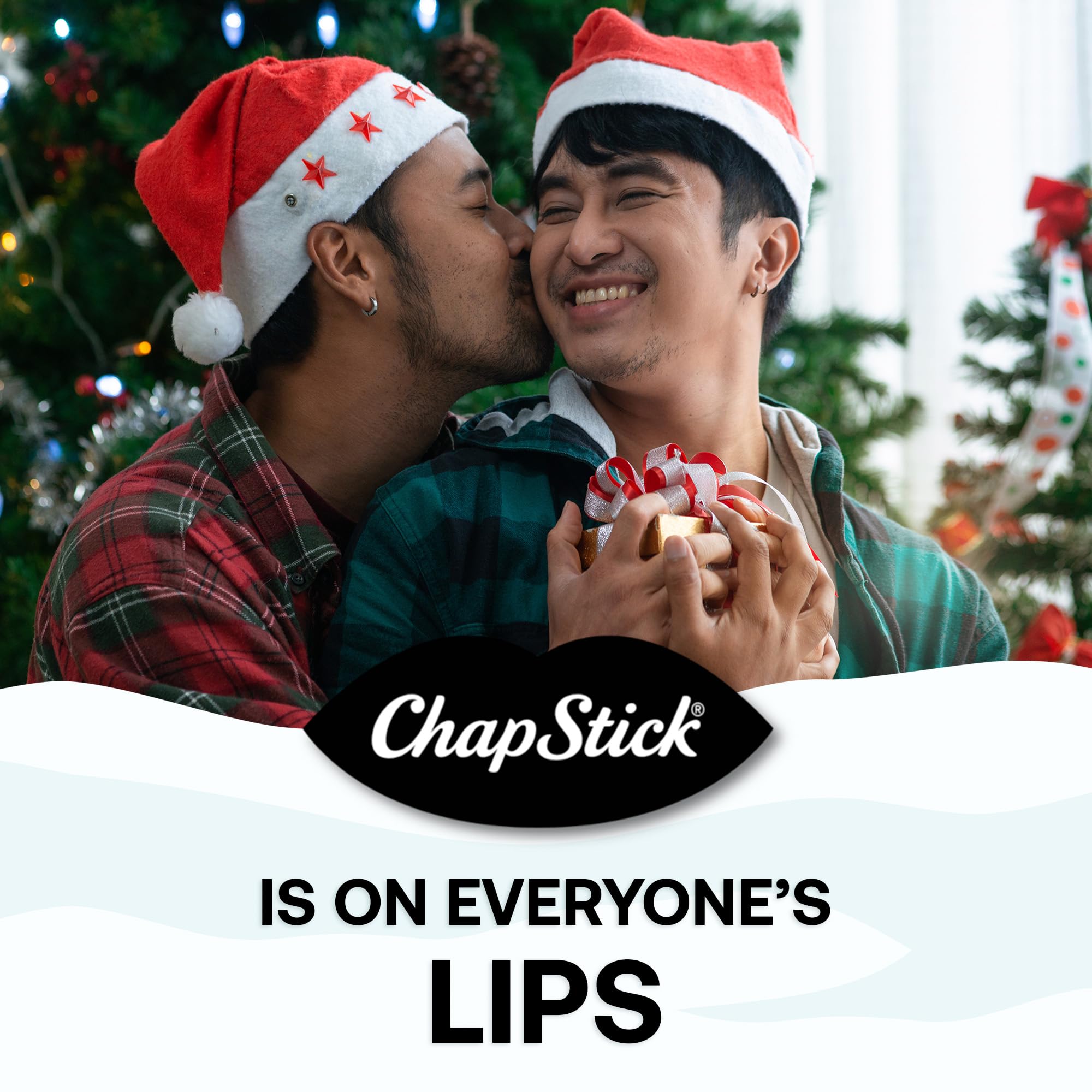 Strawberry lip balm tube from ChapStick Classic Collection offers fruity flavor