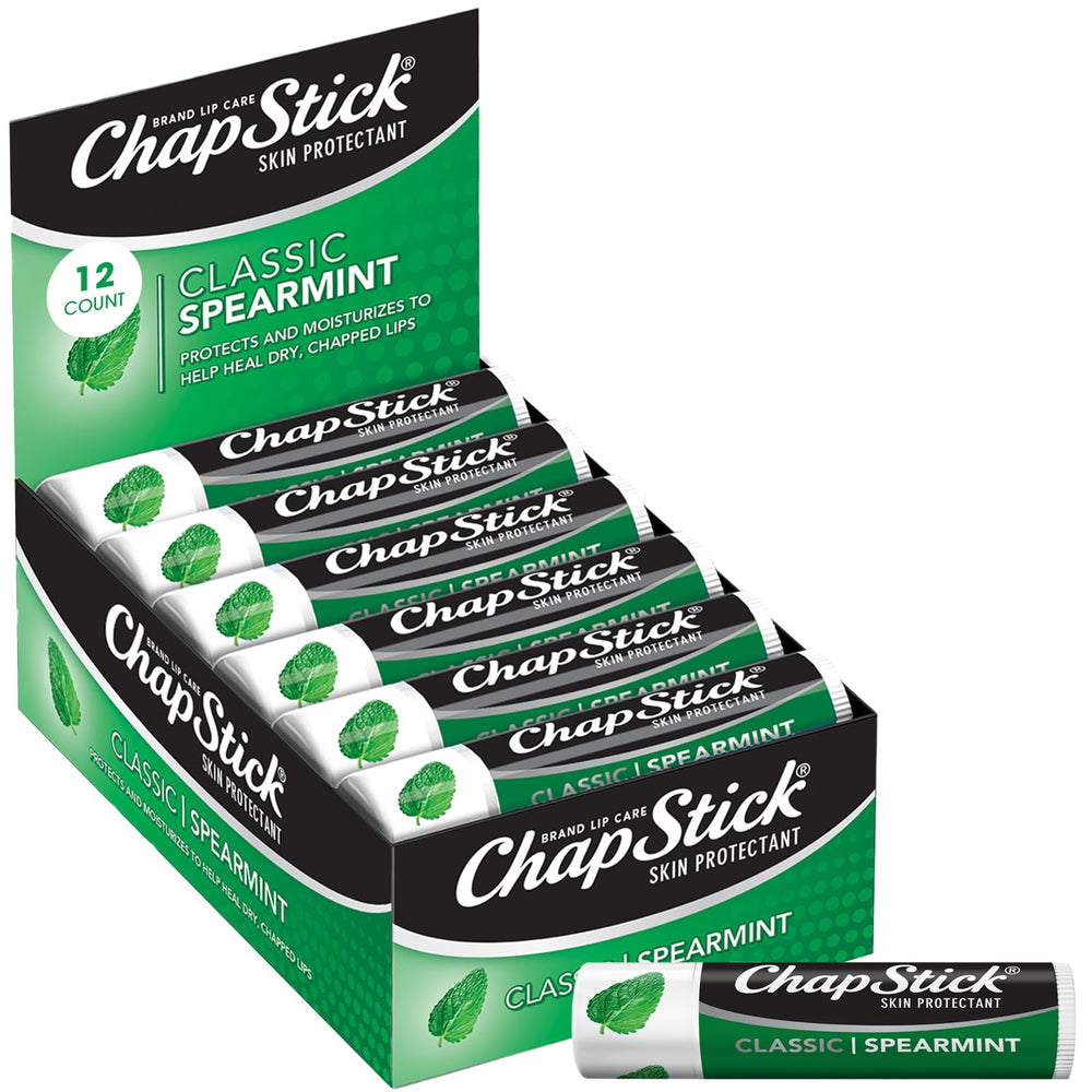 ChapStick Classic Spearmint tube for smooth, protected lips on the go.